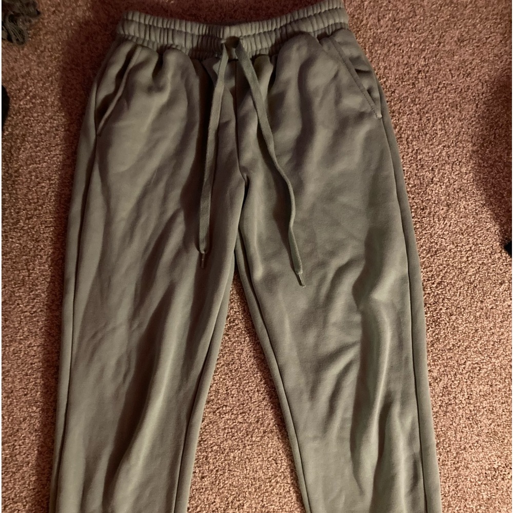 Sage Green Fabletics Sweatpants